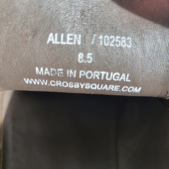 Crosby Square Allen Double Monk Strap Brown Suede Loafer Dress Shoes Size 8.5 - Picture 13 of 14